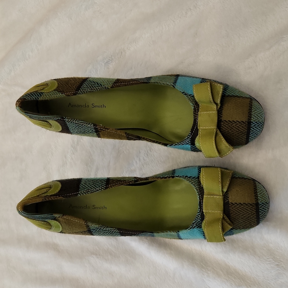 Amanda Smith Plaid heels